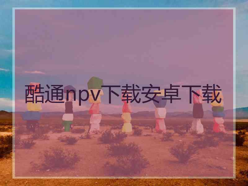 酷通npv下载安卓下载