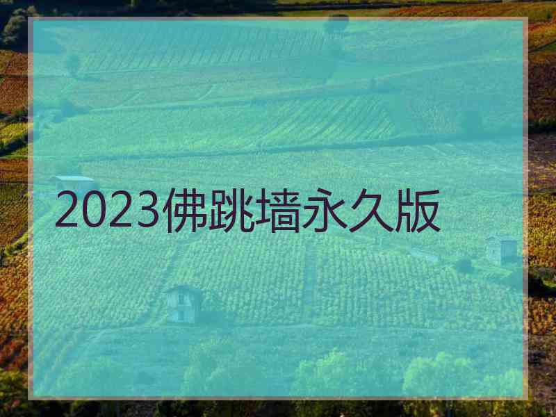 2023佛跳墙永久版