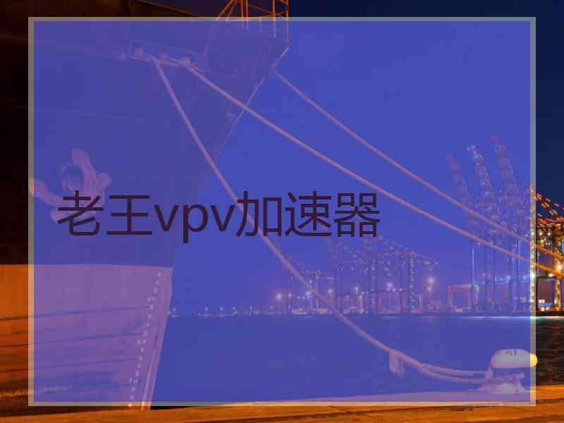 老王vpv加速器