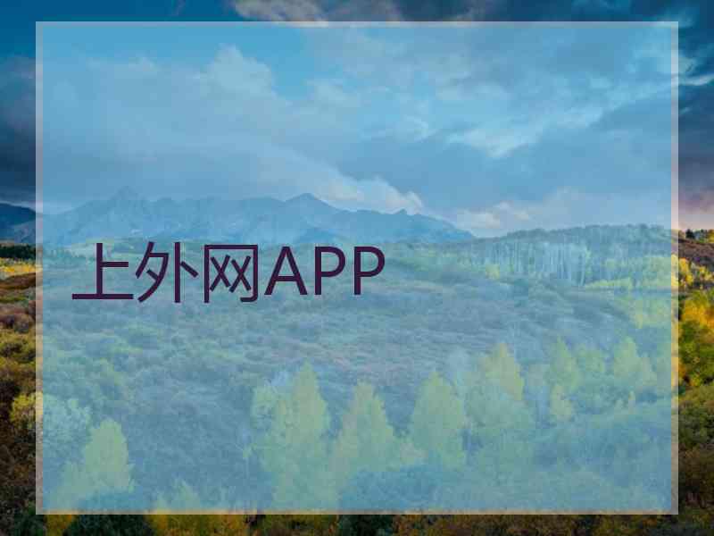 上外网APP