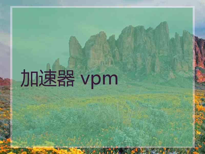 加速器 vpm