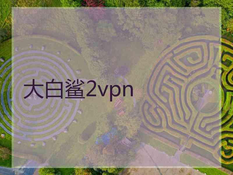 大白鲨2vpn