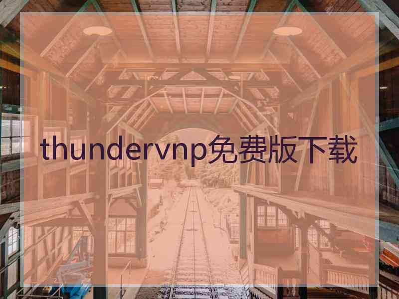 thundervnp免费版下载