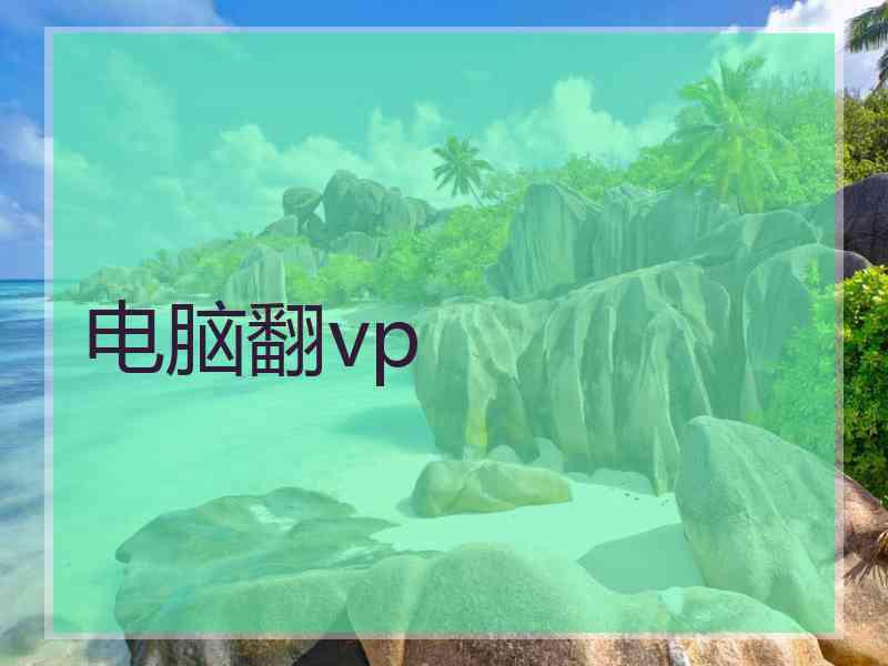 电脑翻vp