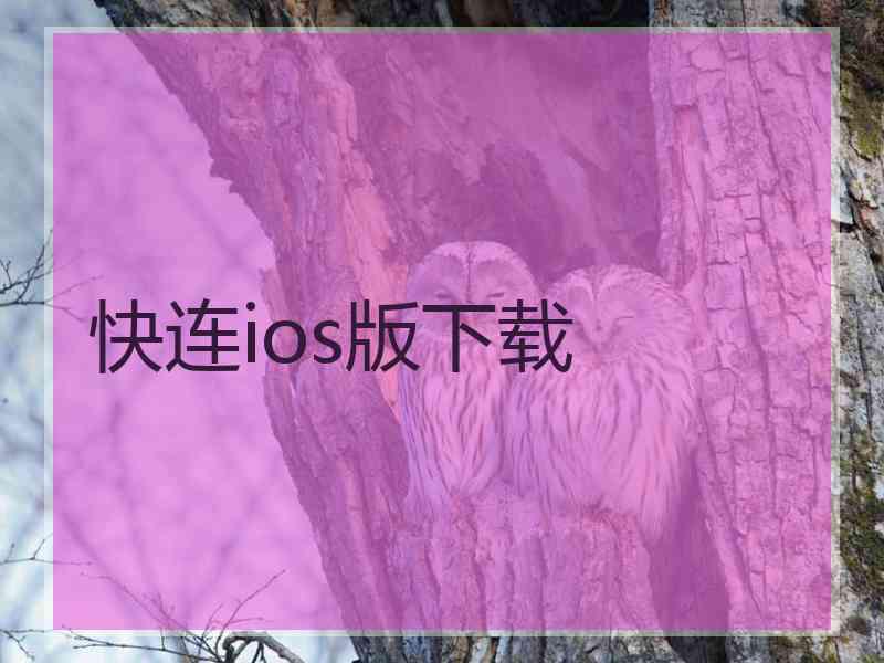 快连ios版下载