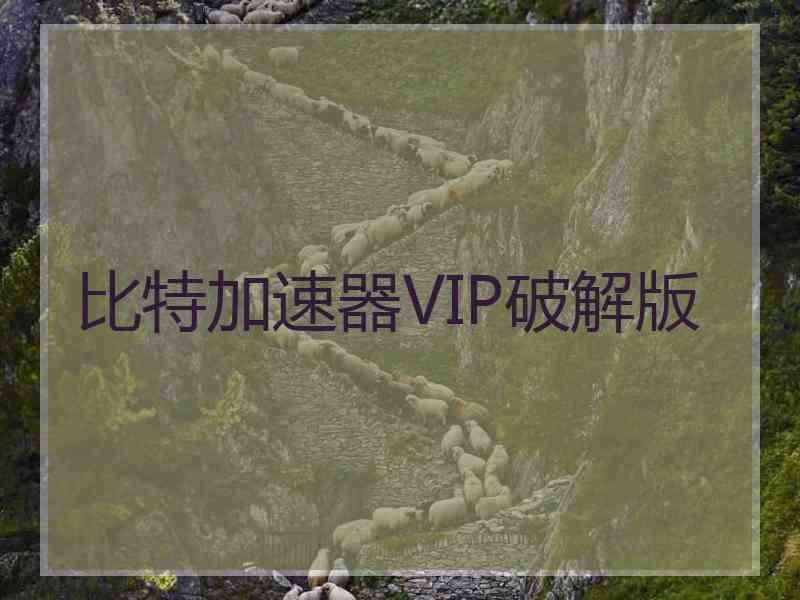 比特加速器VIP破解版