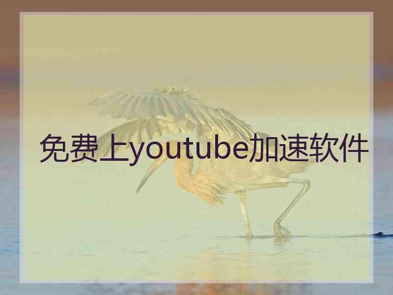 免费上youtube加速软件