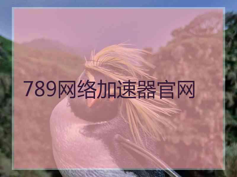 789网络加速器官网