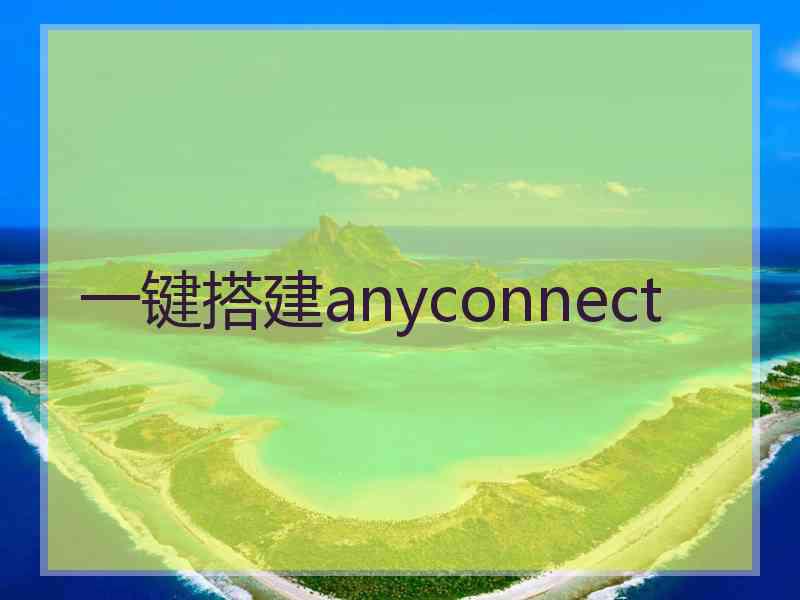 一键搭建anyconnect