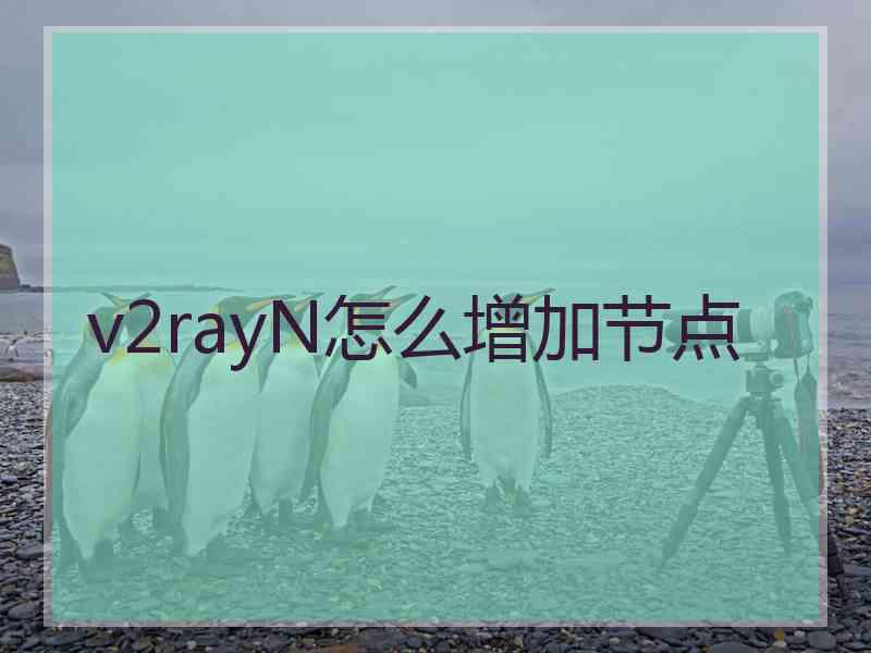 v2rayN怎么增加节点