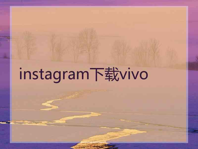 instagram下载vivo