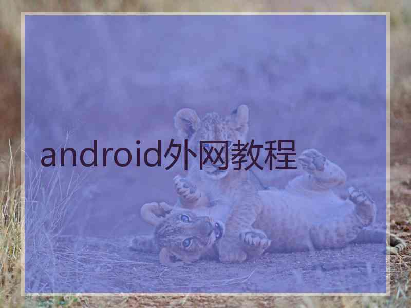 android外网教程