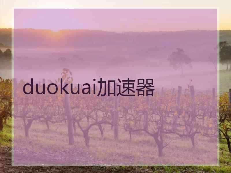 duokuai加速器