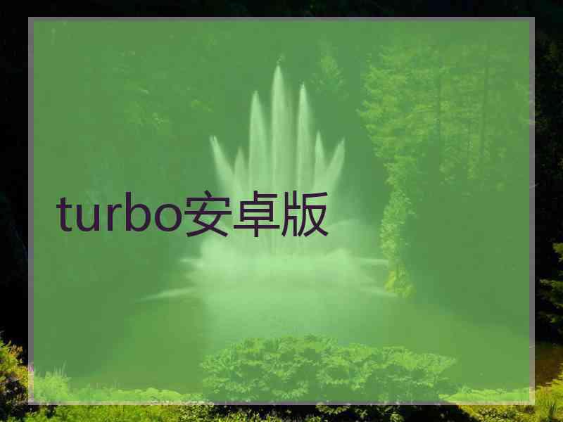 turbo安卓版