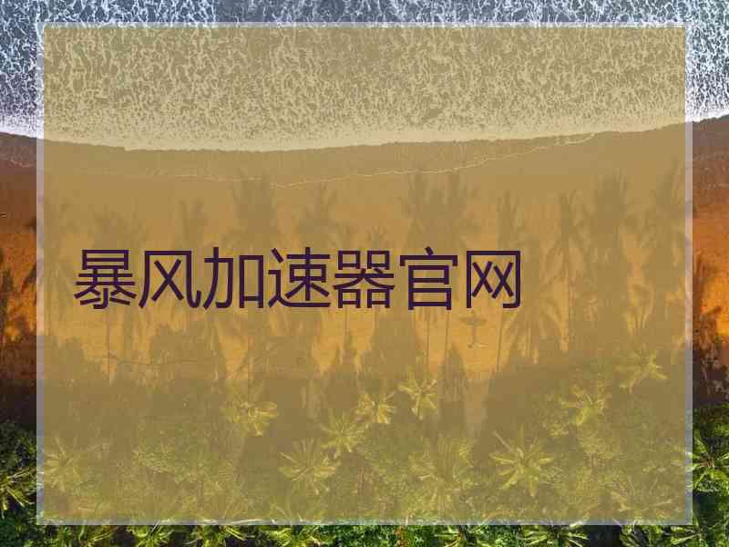 暴风加速器官网