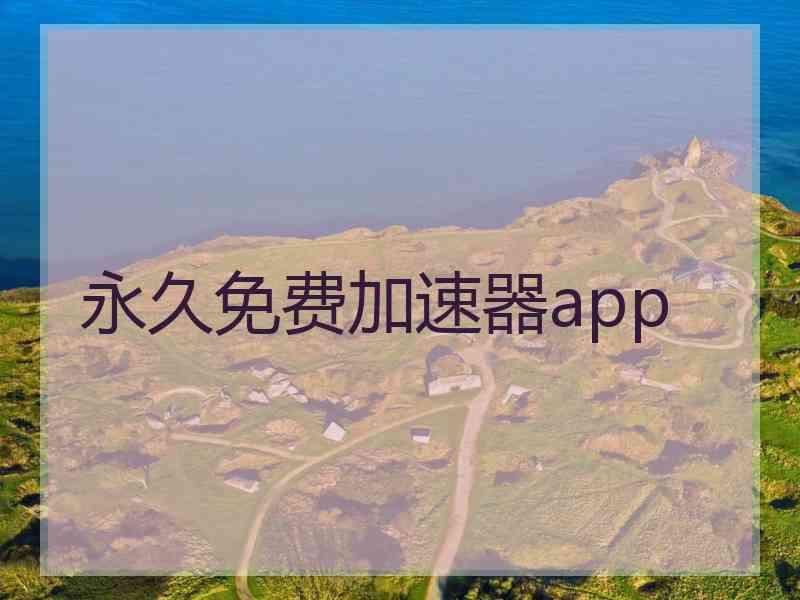 永久免费加速器app