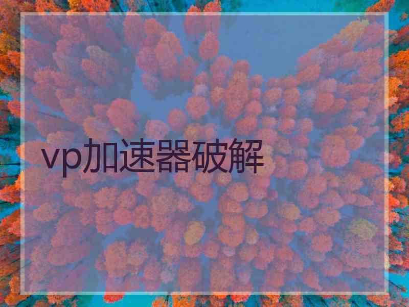 vp加速器破解