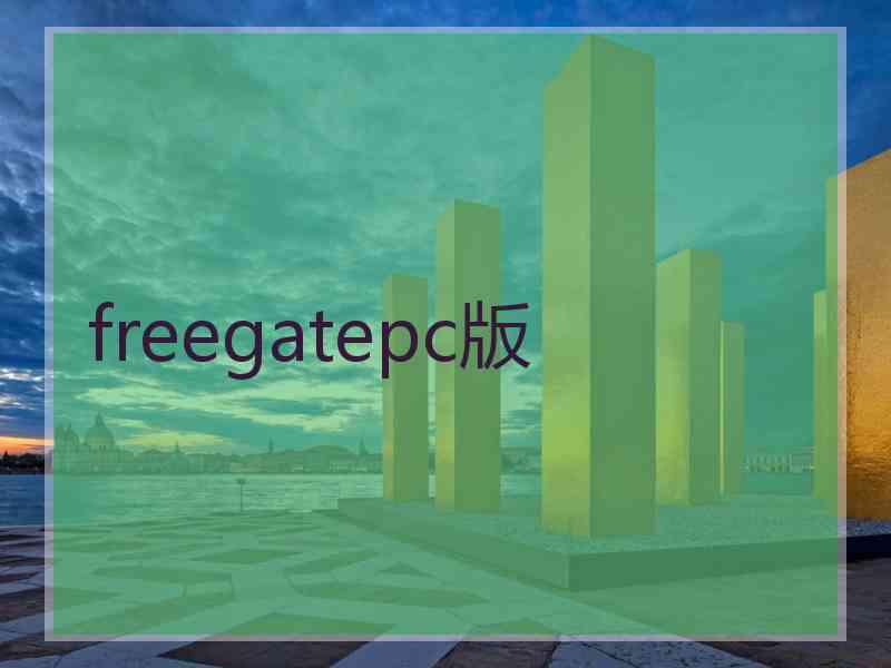 freegatepc版