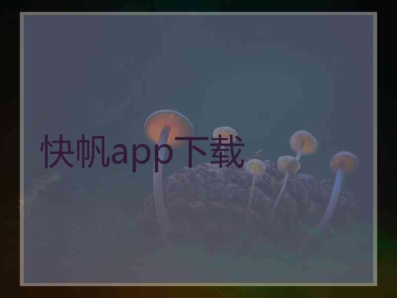 快帆app下载