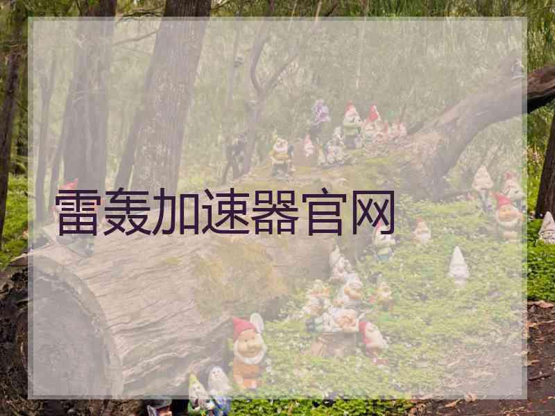 雷轰加速器官网