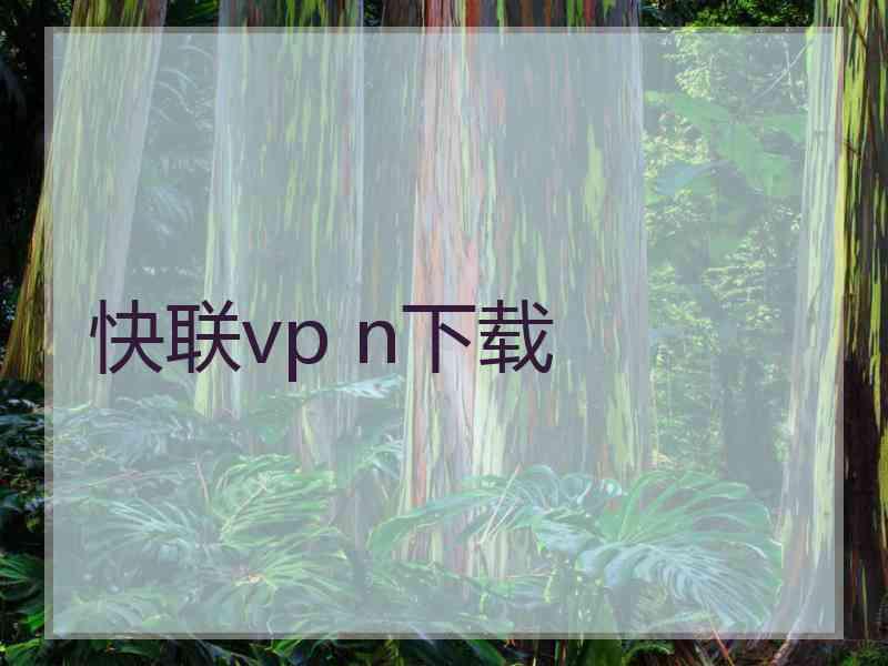 快联vp n下载