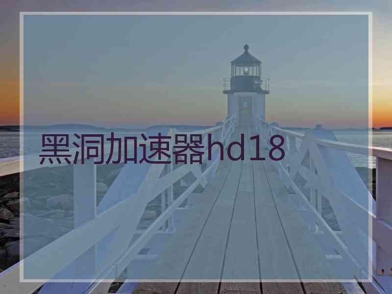 黑洞加速器hd18