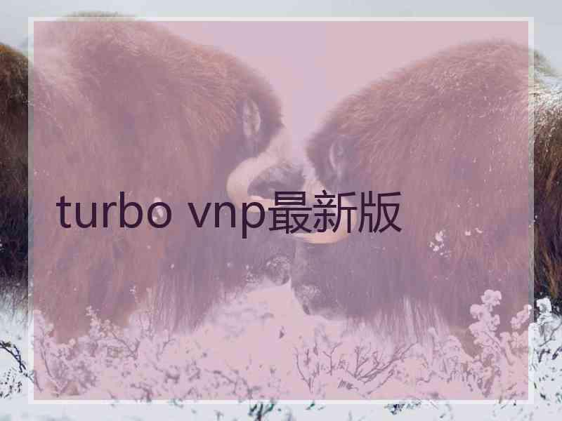 turbo vnp最新版