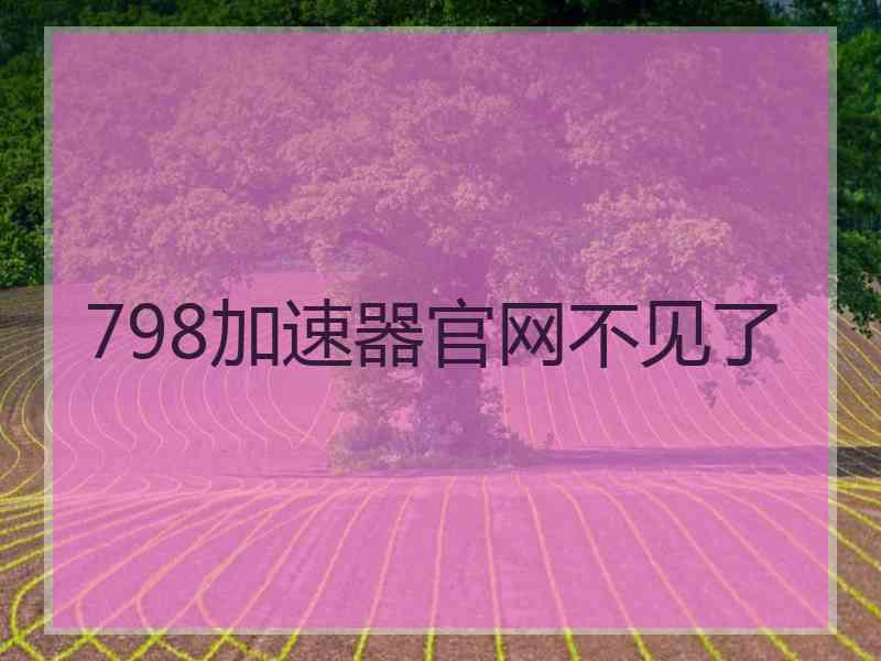 798加速器官网不见了