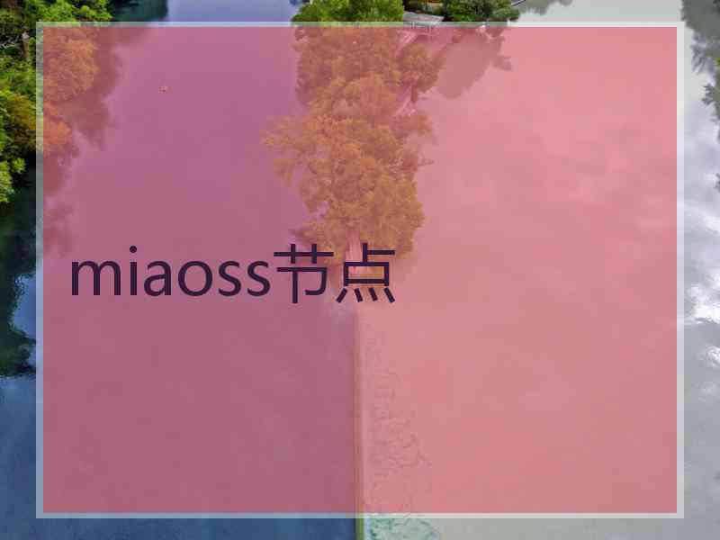 miaoss节点