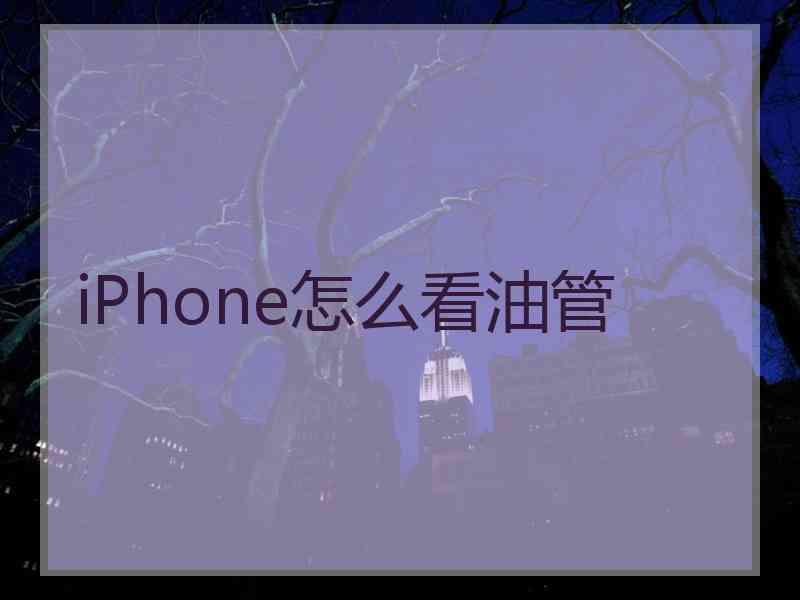 iPhone怎么看油管