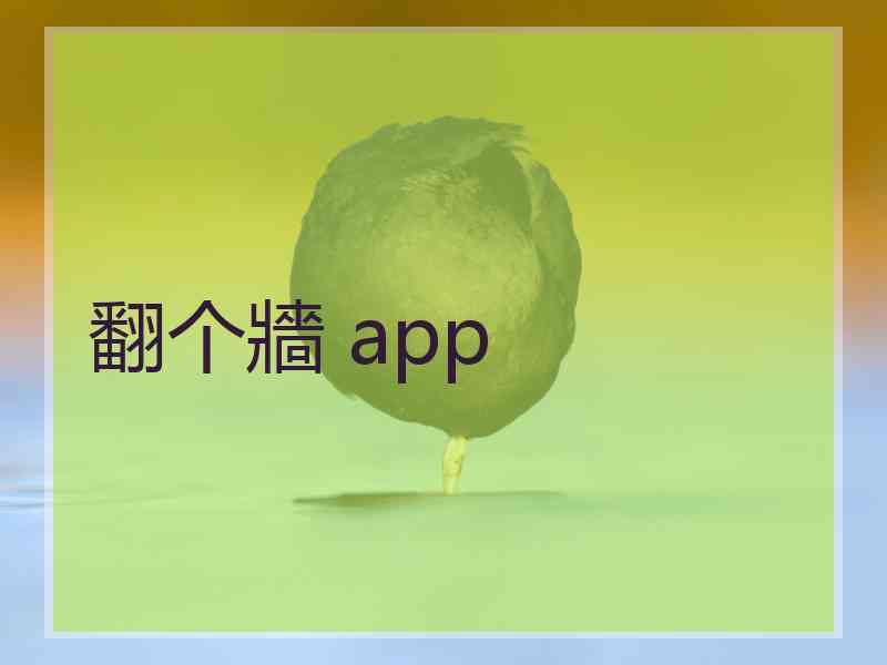 翻个牆 app