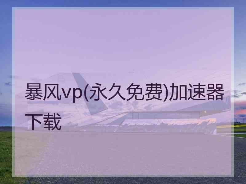 暴风vp(永久免费)加速器下载