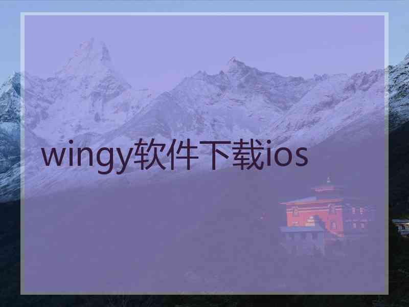 wingy软件下载ios