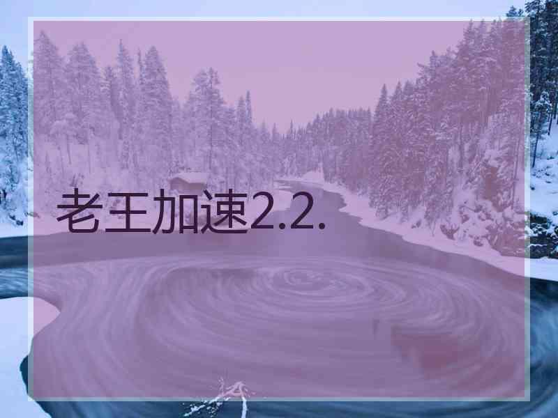 老王加速2.2.