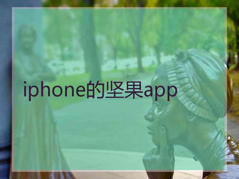 iphone的坚果app