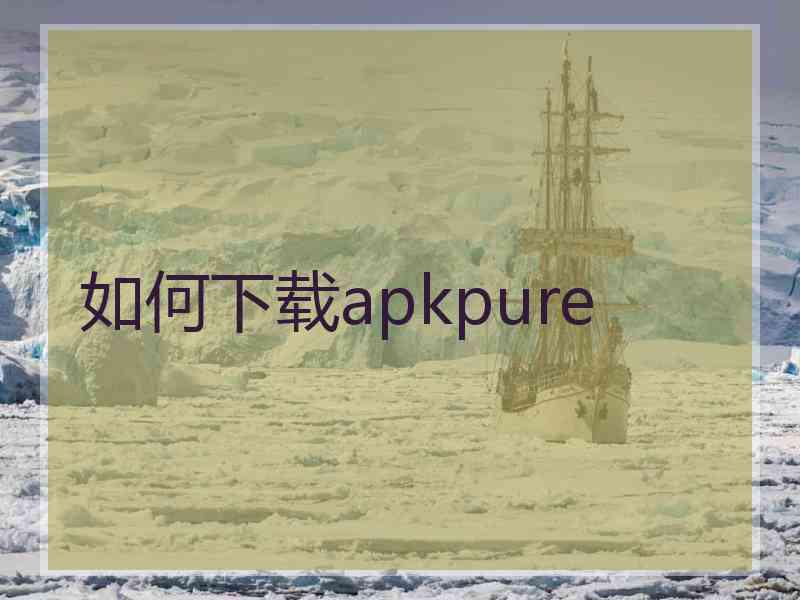 如何下载apkpure