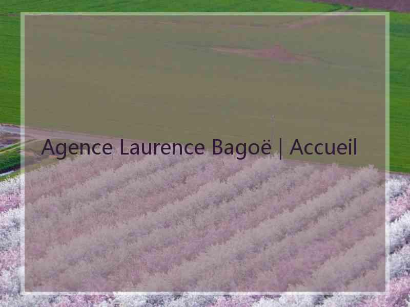 Agence Laurence Bagoë | Accueil