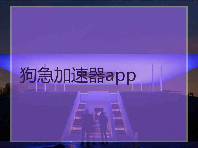 狗急加速器app