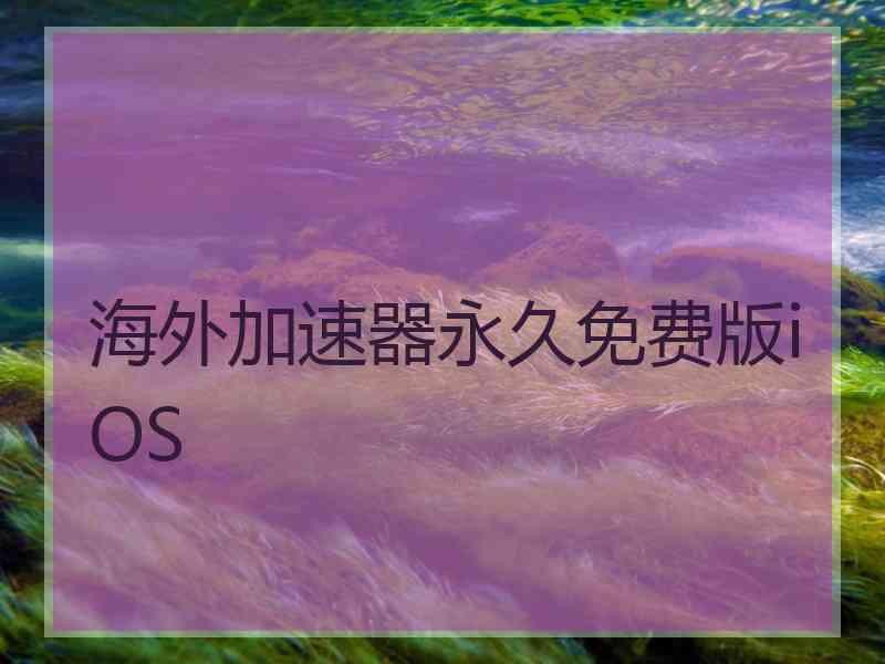 海外加速器永久免费版iOS