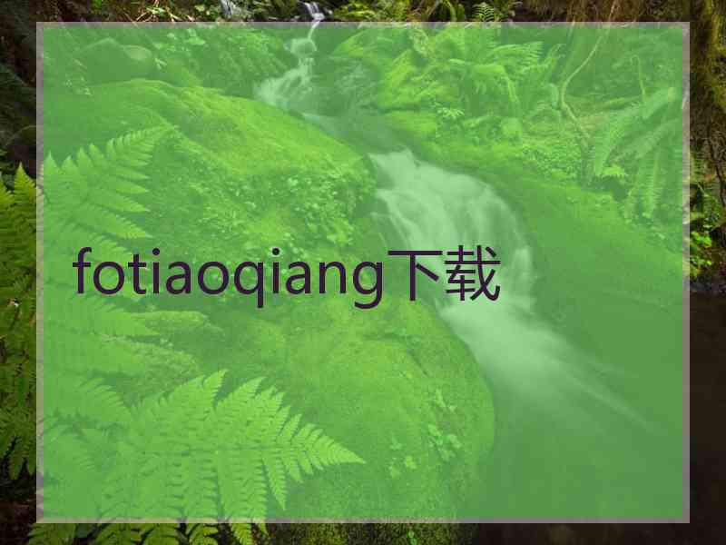 fotiaoqiang下载