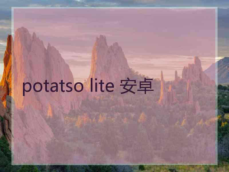 potatso lite 安卓