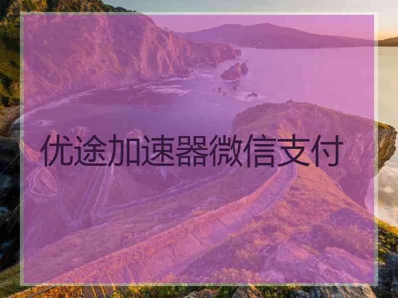 优途加速器微信支付