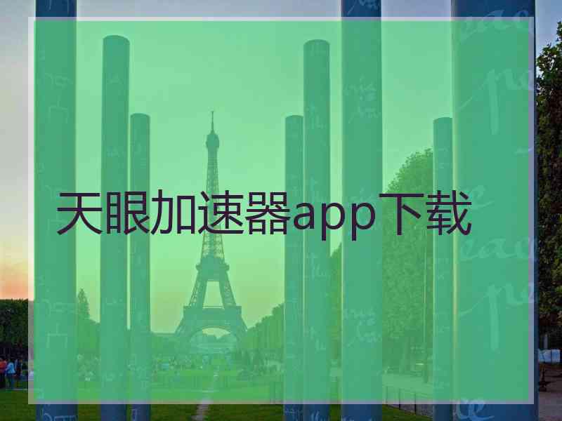 天眼加速器app下载