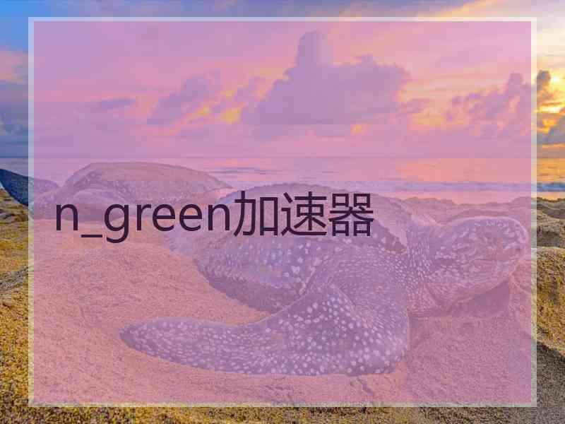 n_green加速器