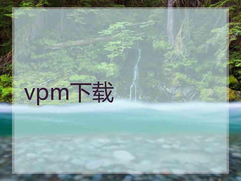 vpm下载