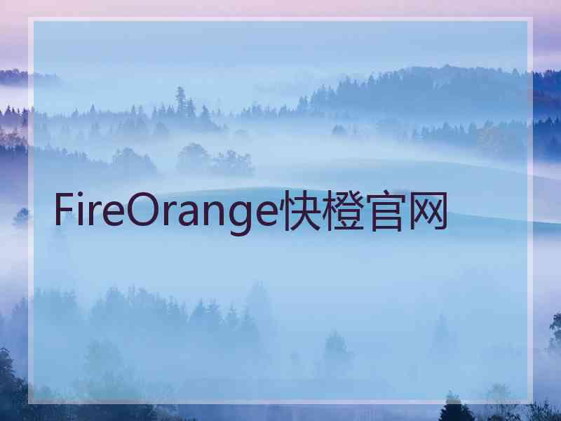 FireOrange快橙官网