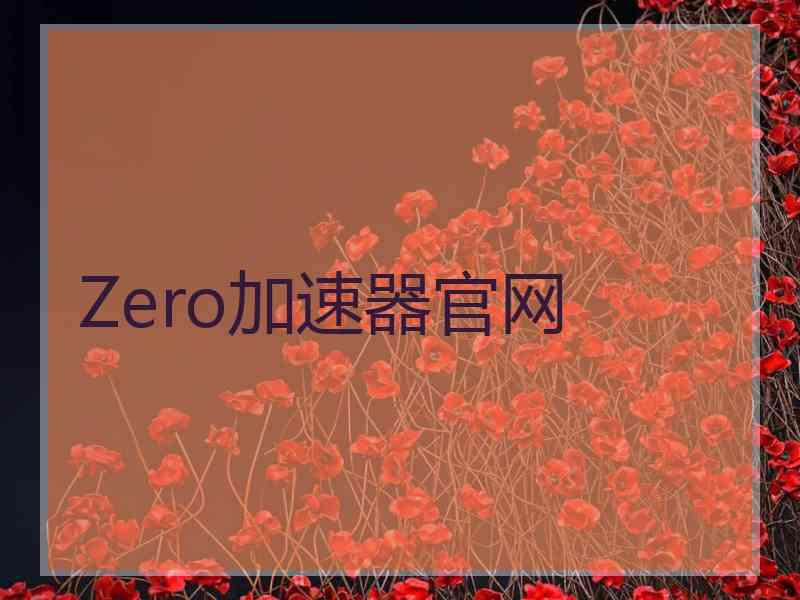 Zero加速器官网