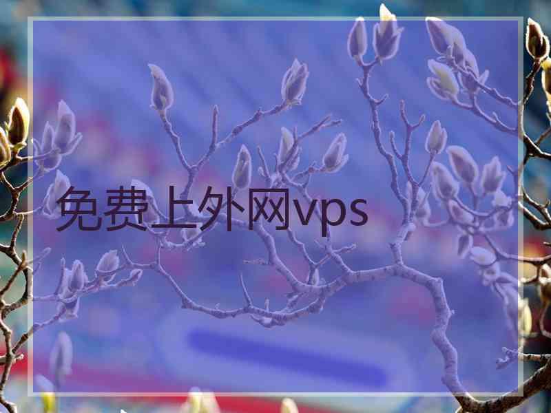 免费上外网vps