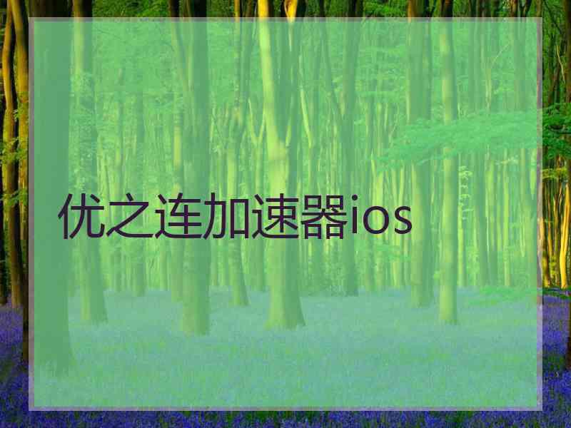 优之连加速器ios