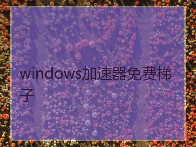 windows加速器免费梯子